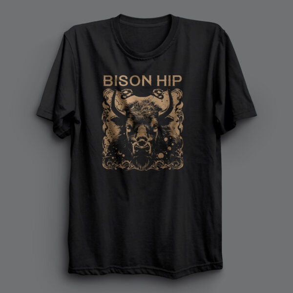 Bison Hip Everything Gold T-shirt (Unisex)