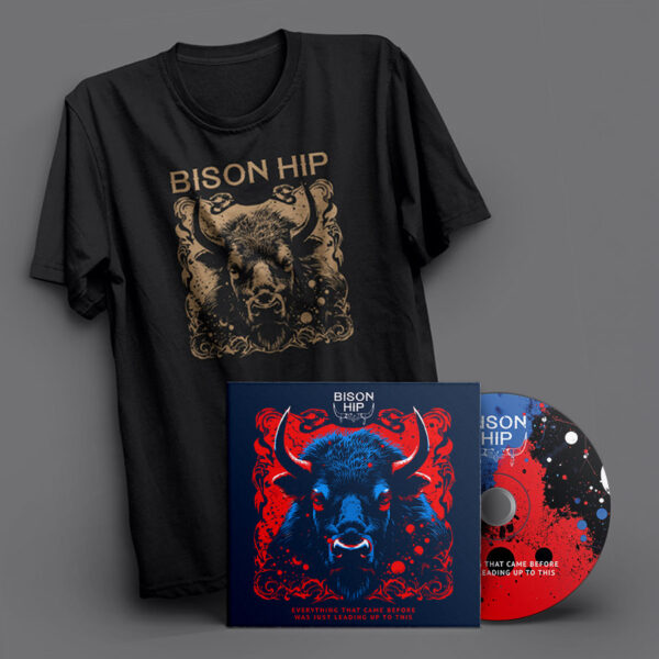 Bison Hip Everything Gold T-shirt + Everything Album Bundle